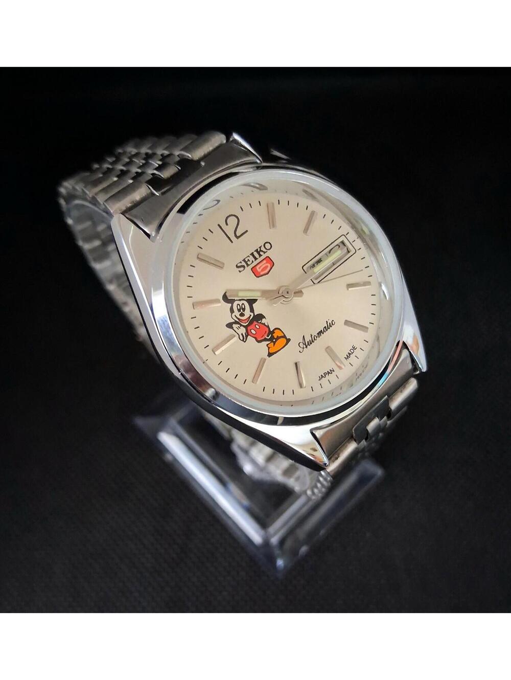 💁🏽‍♂️ Like New Seiko 5 'Mickey‎ Mouse' Automatic Men's Watch